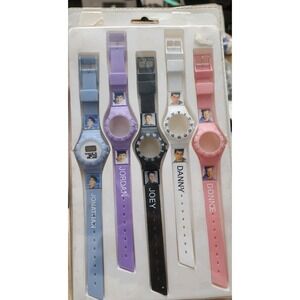 Vintage 1990 New Kids On The Block Mix N Match 5 Watch Bands NKOTB SEALED